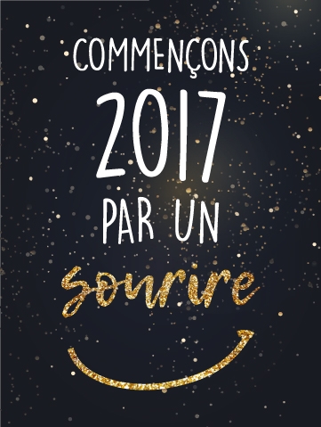 Commençons 2017 par un sourire